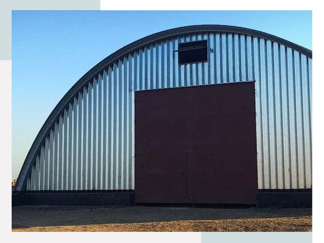 Бескаркасные ангары в Нерюнгри