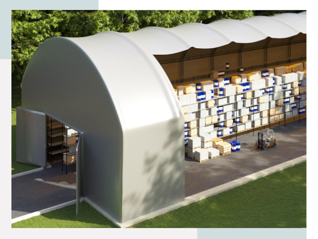 Тентовые ангары в Нерюнгри