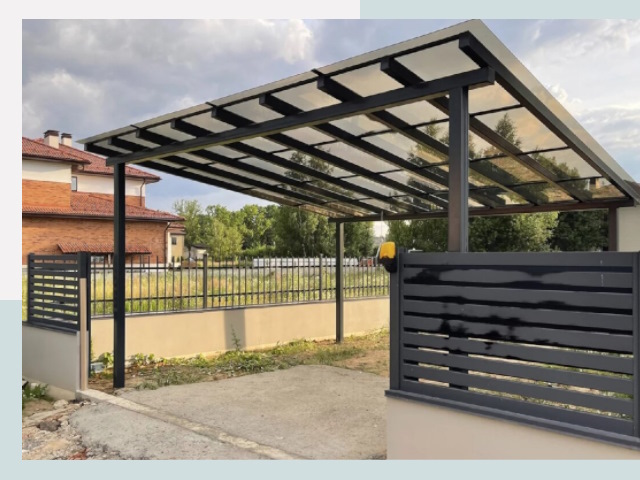 Металлические навесы в Нерюнгри от 652 руб. за м²