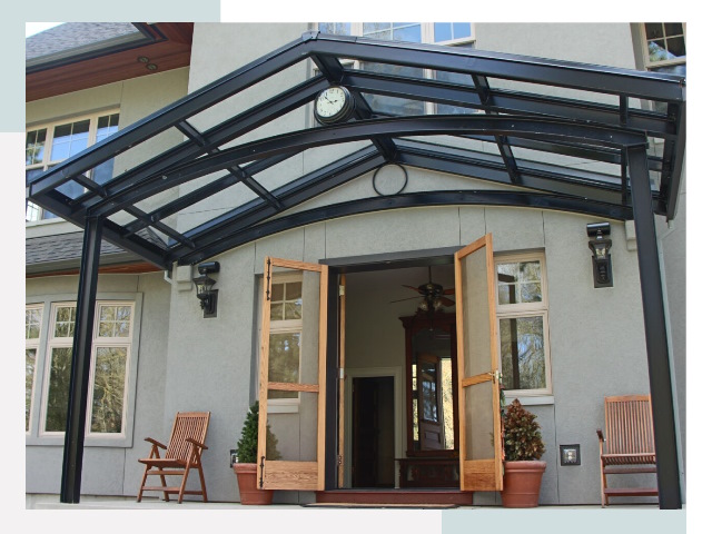 Козырьки металлические в Нерюнгри