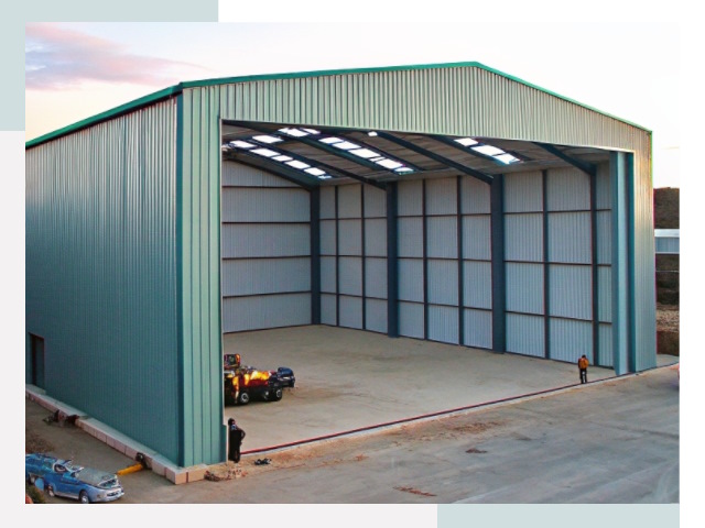 Строительство ангаров в Нерюнгри